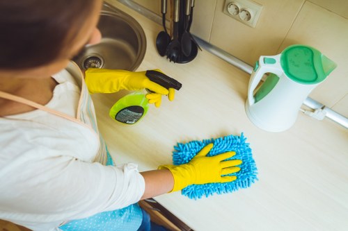 Deep cleaning tiles and hard flooring in Waterloo