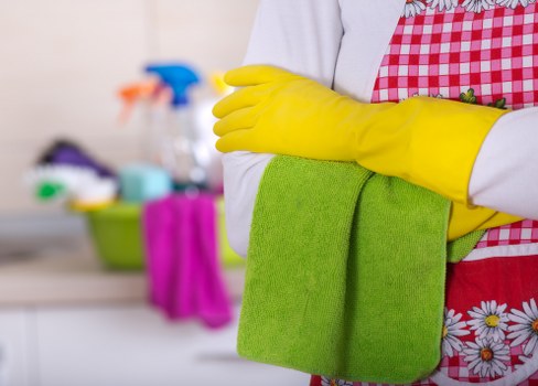 Kitchen and living area cleaned for a guest-ready short-stay home in Waterloo