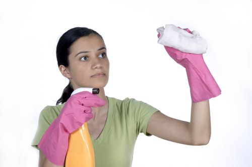 Local cleaners preparing a Waterloo property for handover